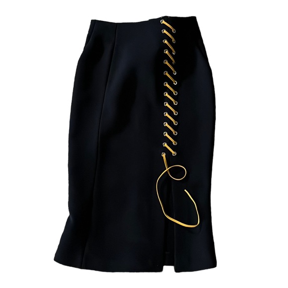 Midi skirt  NWT deep navy size 2 - Picture 1 of 8